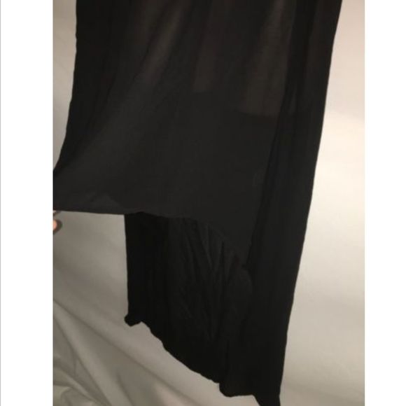 Millau Dress Cover Up Medium Sheer High Low Womens - Picture 3 of 7